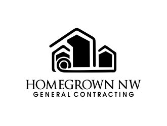 Homegrown NW General Contracting  logo design by JessicaLopes