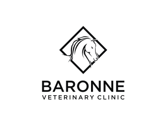 Baronne Veterinary Clinic logo design by mbamboex