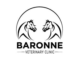 Baronne Veterinary Clinic logo design by twomindz
