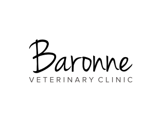 Baronne Veterinary Clinic logo design by asyqh