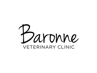Baronne Veterinary Clinic logo design by johana