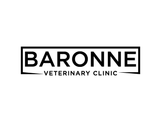 Baronne Veterinary Clinic logo design by Fear