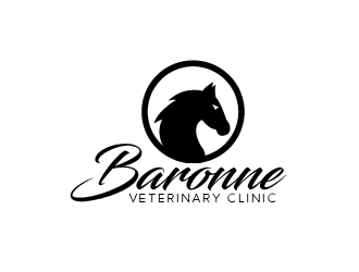 Baronne Veterinary Clinic logo design by czars