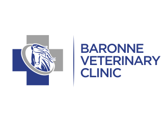 Baronne Veterinary Clinic logo design by YONK