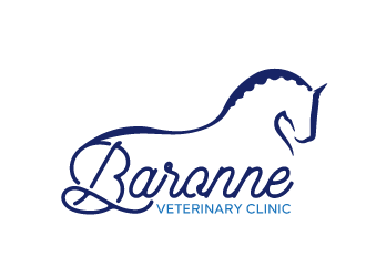 Baronne Veterinary Clinic logo design by tec343