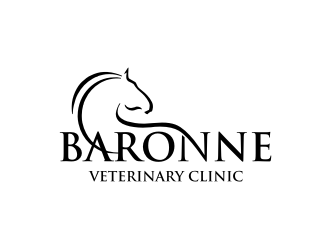 Baronne Veterinary Clinic logo design by Barkah