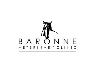 Baronne Veterinary Clinic logo design by DiDdzin