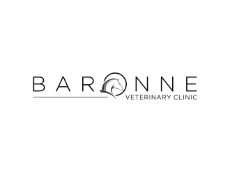Baronne Veterinary Clinic logo design by DiDdzin