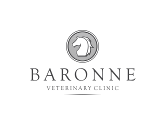 Baronne Veterinary Clinic logo design by DiDdzin