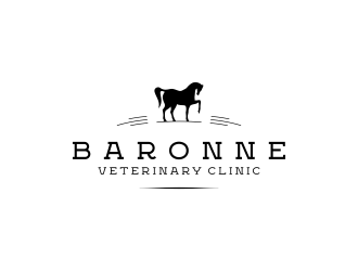 Baronne Veterinary Clinic logo design by DiDdzin