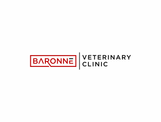 Baronne Veterinary Clinic logo design by checx