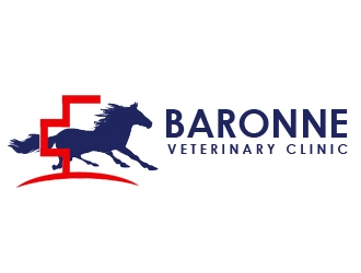 Baronne Veterinary Clinic logo design by nikkl