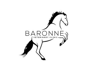 Baronne Veterinary Clinic logo design by sanu