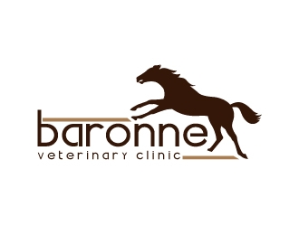Baronne Veterinary Clinic logo design by adwebicon