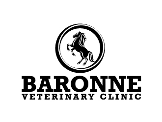 Baronne Veterinary Clinic logo design by KDesigns