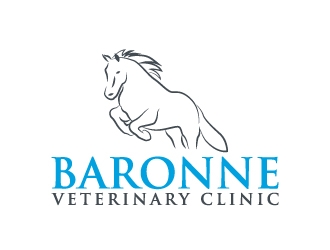 Baronne Veterinary Clinic logo design by KDesigns