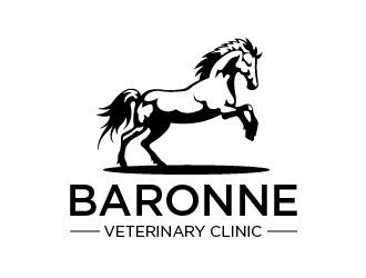 Baronne Veterinary Clinic logo design by cybil