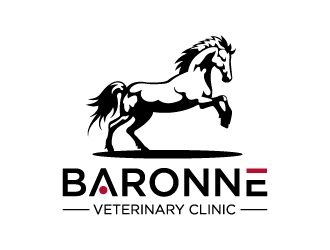Baronne Veterinary Clinic logo design by cybil