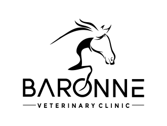 Baronne Veterinary Clinic logo design by aldesign