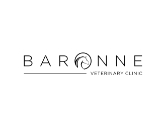 Baronne Veterinary Clinic logo design by DiDdzin