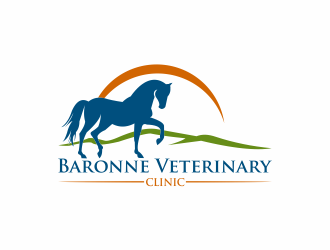 Baronne Veterinary Clinic logo design by luckyprasetyo