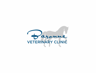 Baronne Veterinary Clinic logo design by luckyprasetyo