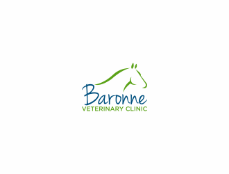 Baronne Veterinary Clinic logo design by luckyprasetyo