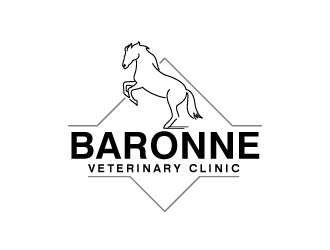 Baronne Veterinary Clinic logo design by adwebicon