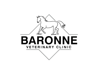 Baronne Veterinary Clinic logo design by adwebicon