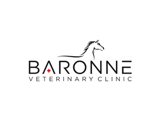 Baronne Veterinary Clinic logo design by alby