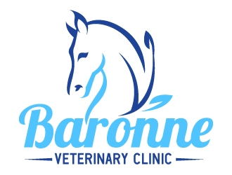 Baronne Veterinary Clinic logo design by Suvendu