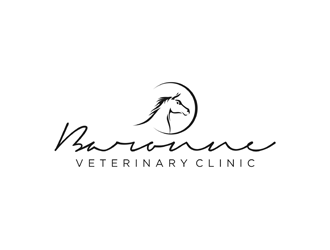 Baronne Veterinary Clinic logo design by alby