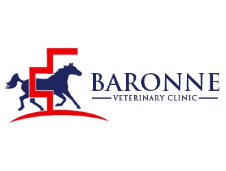 Baronne Veterinary Clinic logo design by nikkl