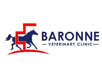 Baronne Veterinary Clinic logo design by nikkl