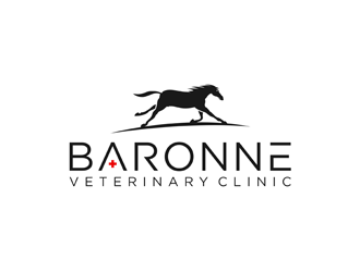 Baronne Veterinary Clinic logo design by alby