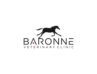 Baronne Veterinary Clinic logo design by alby