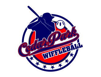 CEDAR PARK WIFFLEBALL logo design by beejo