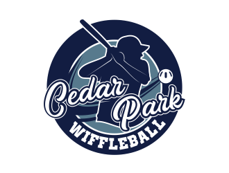CEDAR PARK WIFFLEBALL logo design by beejo