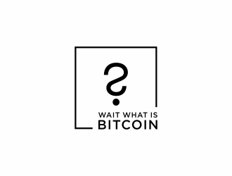 Wait What is Bitcoin logo design by checx