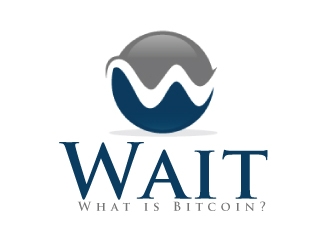 Wait What is Bitcoin logo design by AamirKhan