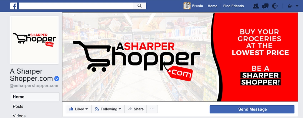 Asharpershopper.com  logo design by Frenic