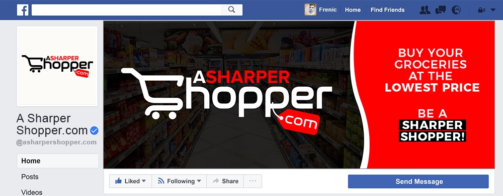 Asharpershopper.com  logo design by Frenic