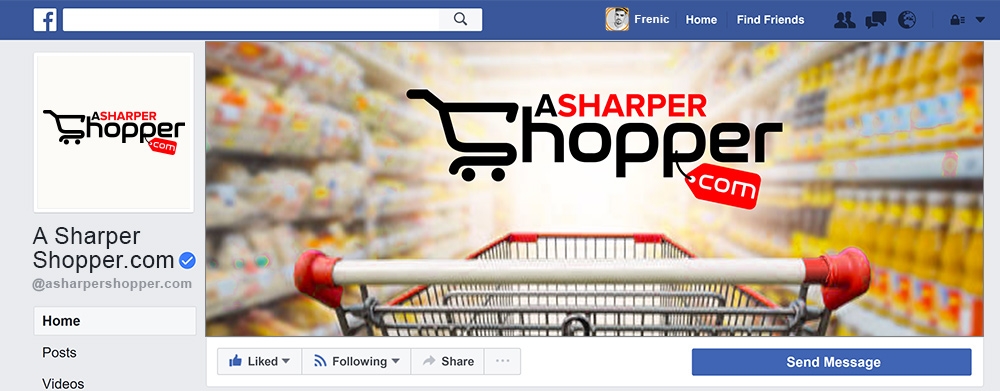 Asharpershopper.com  logo design by Frenic