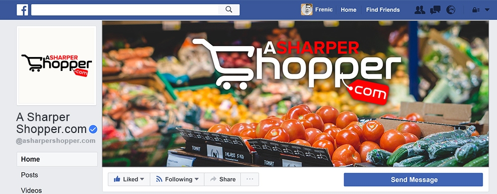 Asharpershopper.com  logo design by Frenic