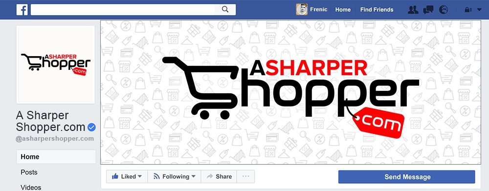 Asharpershopper.com  logo design by Frenic