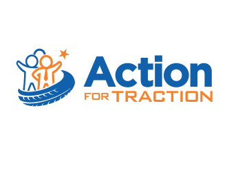 Action for Traction  logo design by YONK