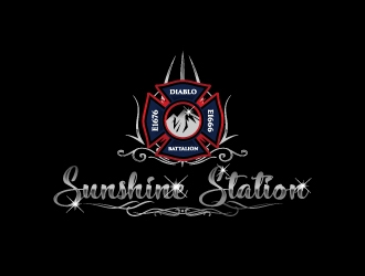 CAL FIRE Sunshine Station logo design by mattlyn