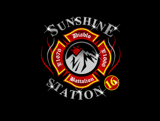 CAL FIRE Sunshine Station logo design by mattlyn