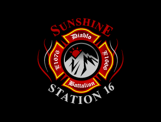 CAL FIRE Sunshine Station logo design by mattlyn