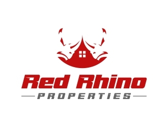 Red Rhino Properties logo design by dibyo